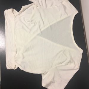 White crop top